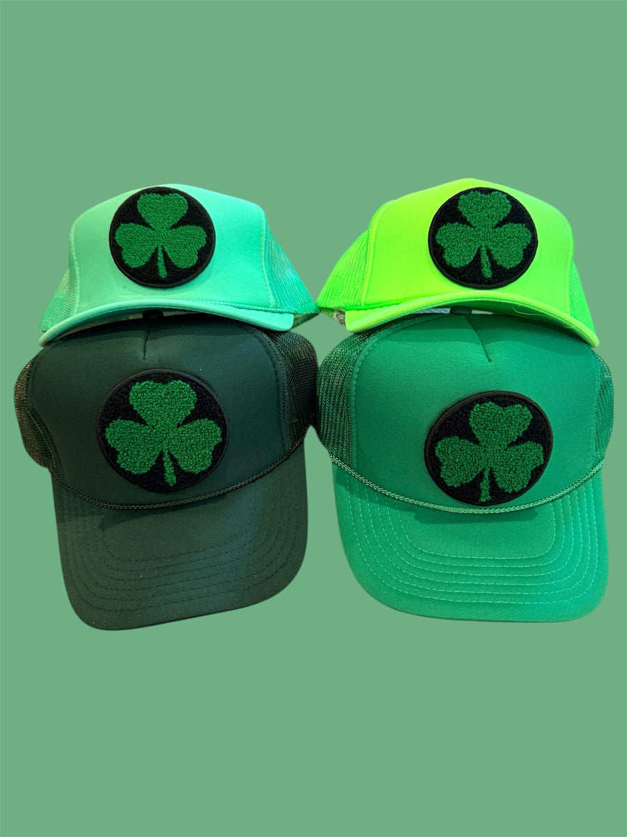 ADULT Customizable Trucker Hat, Patches Sold Separately (Green)