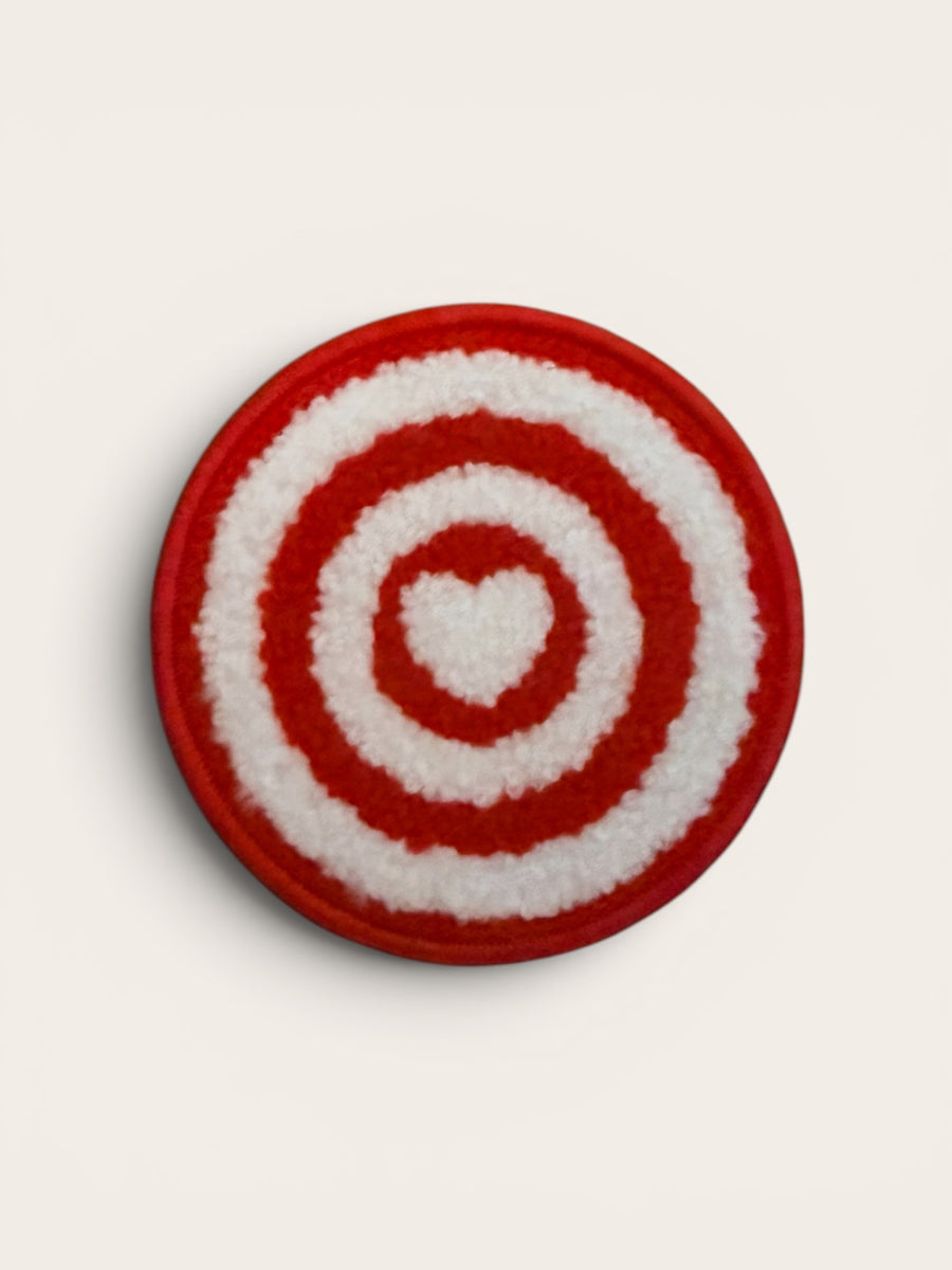 Velcro Patch Bullseye Target Heart