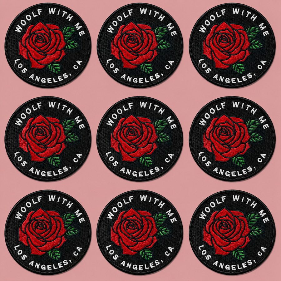 Velcro Patch | Red Rose (Los Angeles)