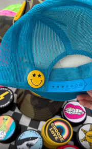 Pin Back Button Smiley Face