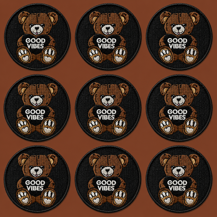 Velcro Patch | Good Vibes (Teddy)