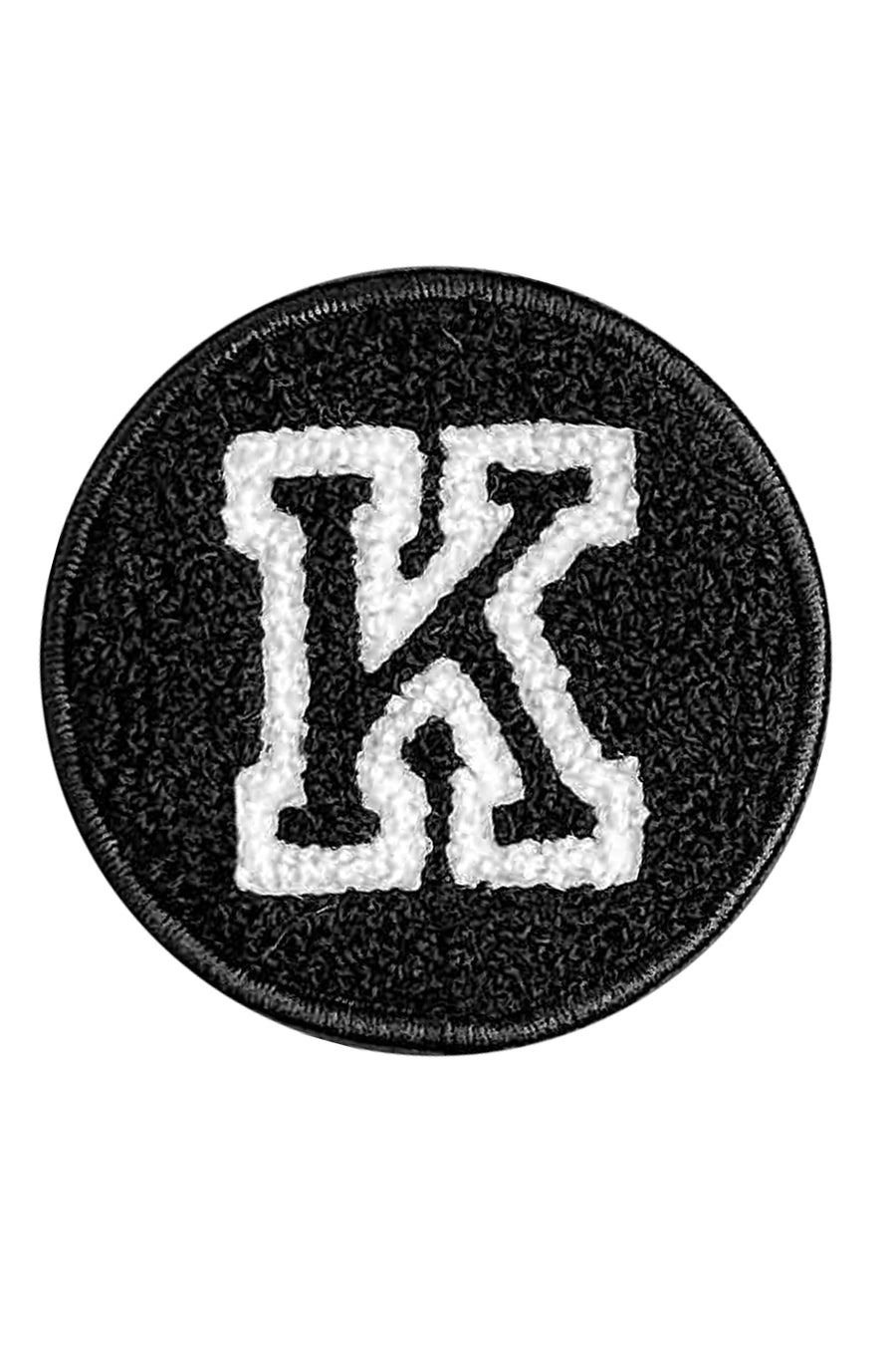Velcro Initial Letter K Patch