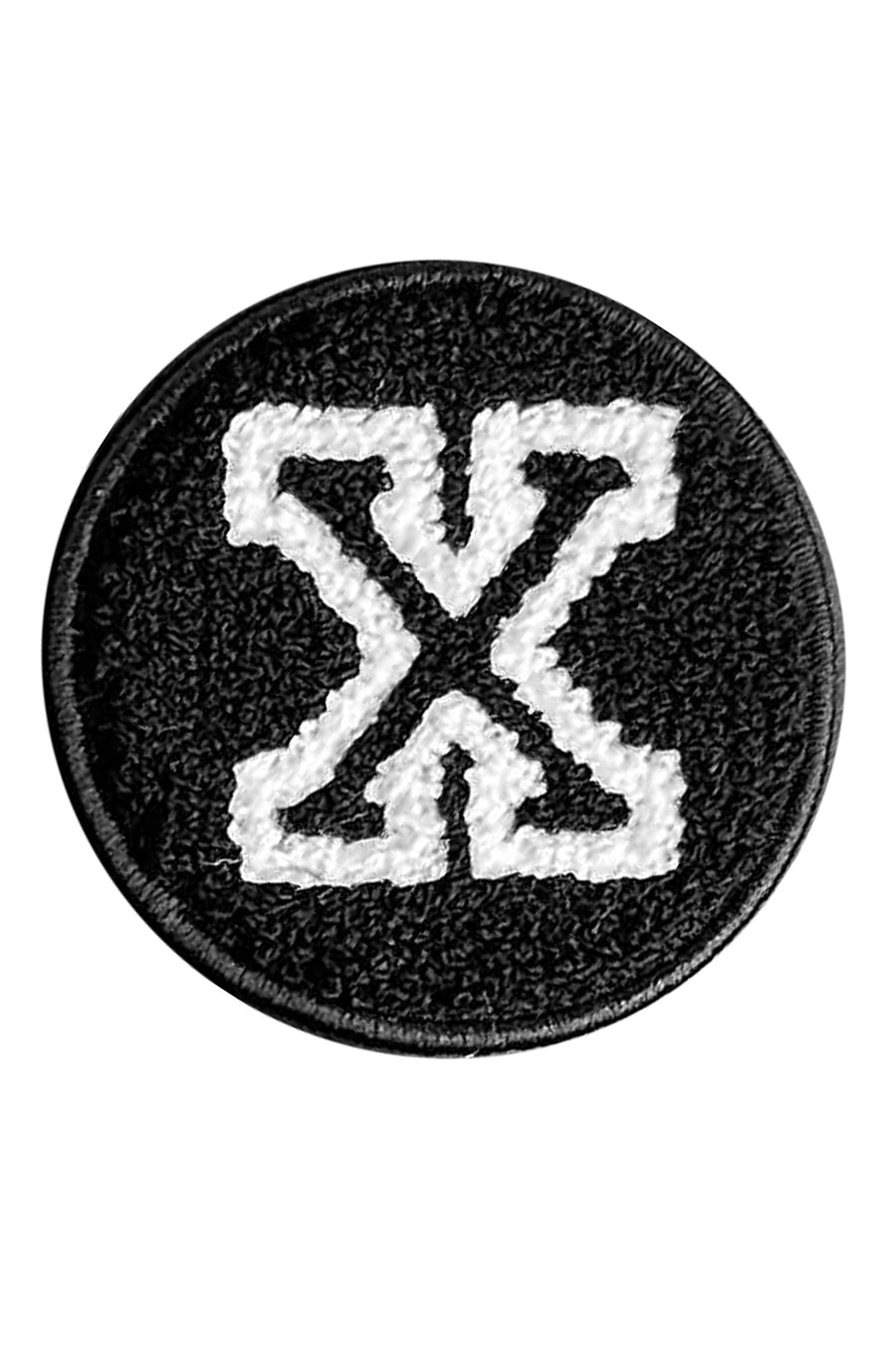 Velcro Initial Letter X Patch