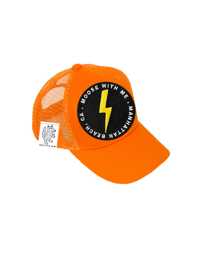 Orange toddler baseball store cap