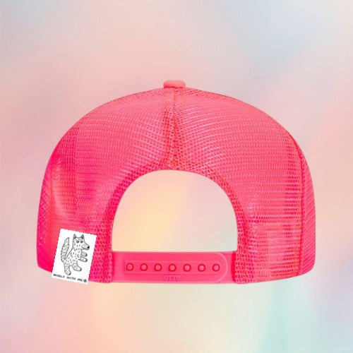 ADULT | Trucker Hat (Neon Pink)