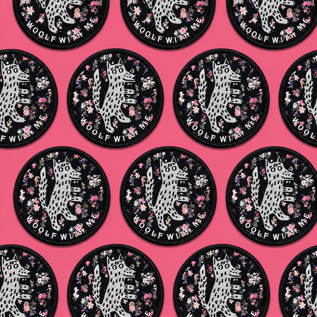 Velcro Patch | Floral Woolf