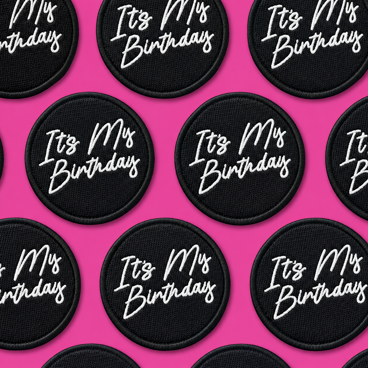 Velcro Patch | It's My Birthday