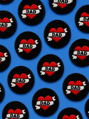 Velcro Patch | DAD Heart