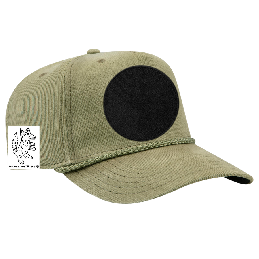 ADULT Customizable Corduroy Baseball Cap (Green)
