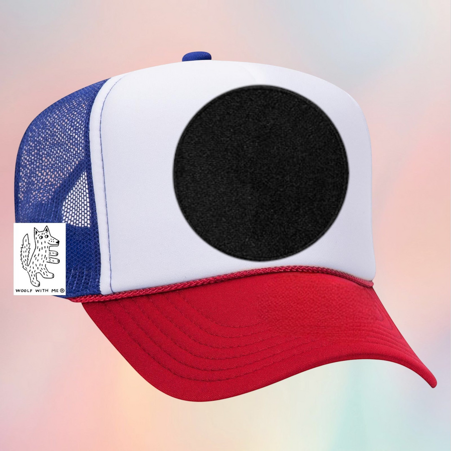 ADULT | Trucker Hat  (Red White & Blue)