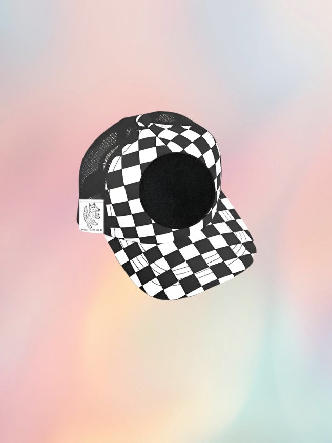 ADULT | Trucker Hat (Checkered)