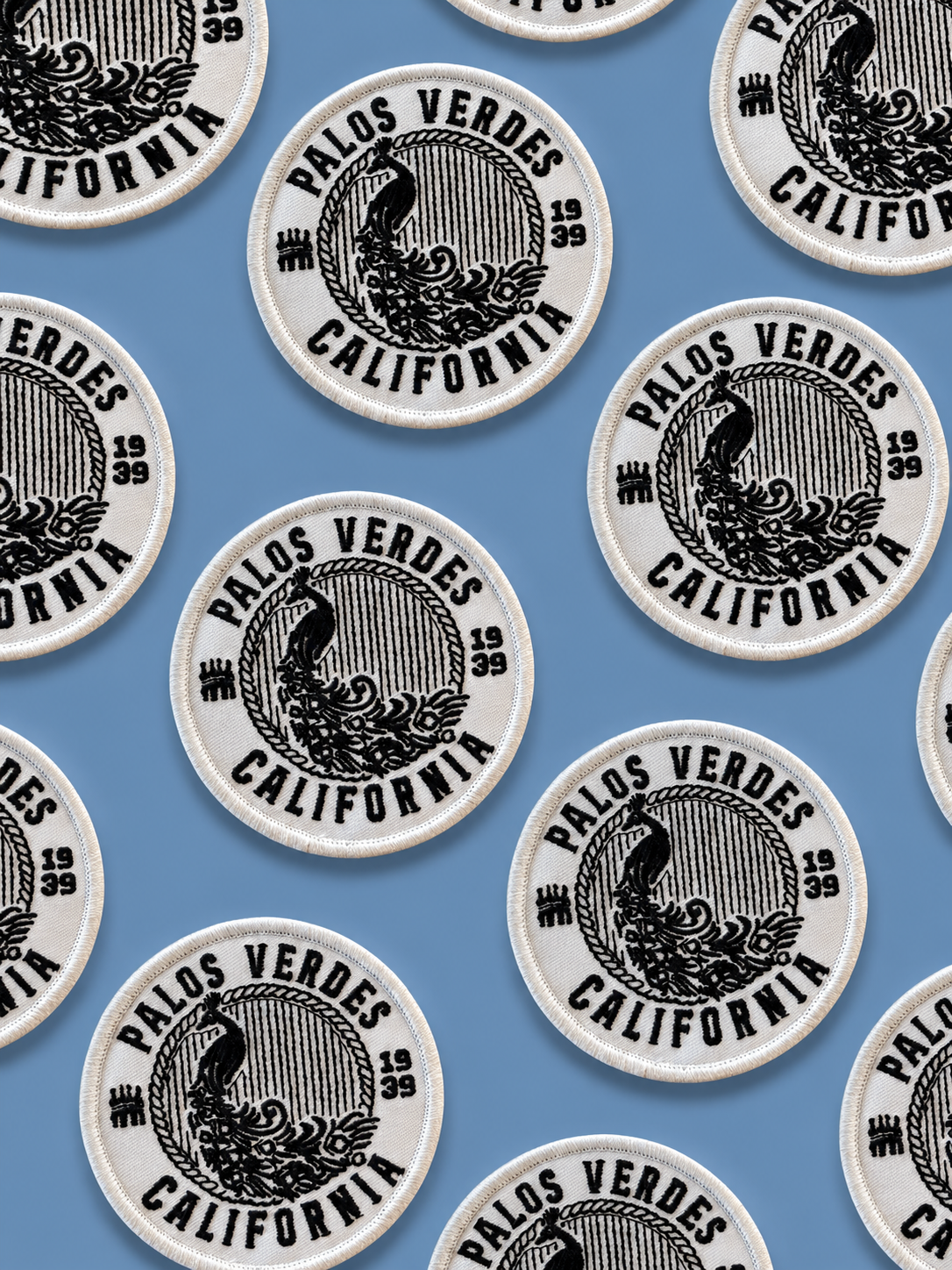 Velcro Patch | Palos Verdes Peacock (Burnout Stoke)