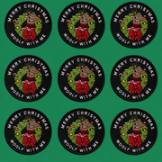 Velcro Patch | Merry Christmas (Reindeer)