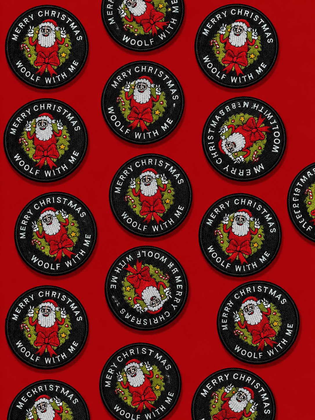Velcro Patch | Merry Christmas (Santa)
