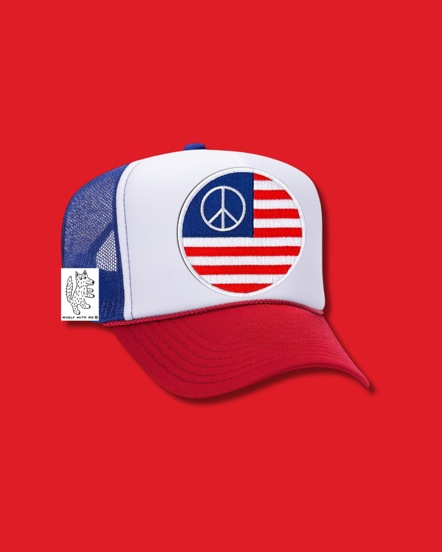 Velcro Patch | USA Peace Sign