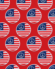 Velcro Patch | USA Peace Sign