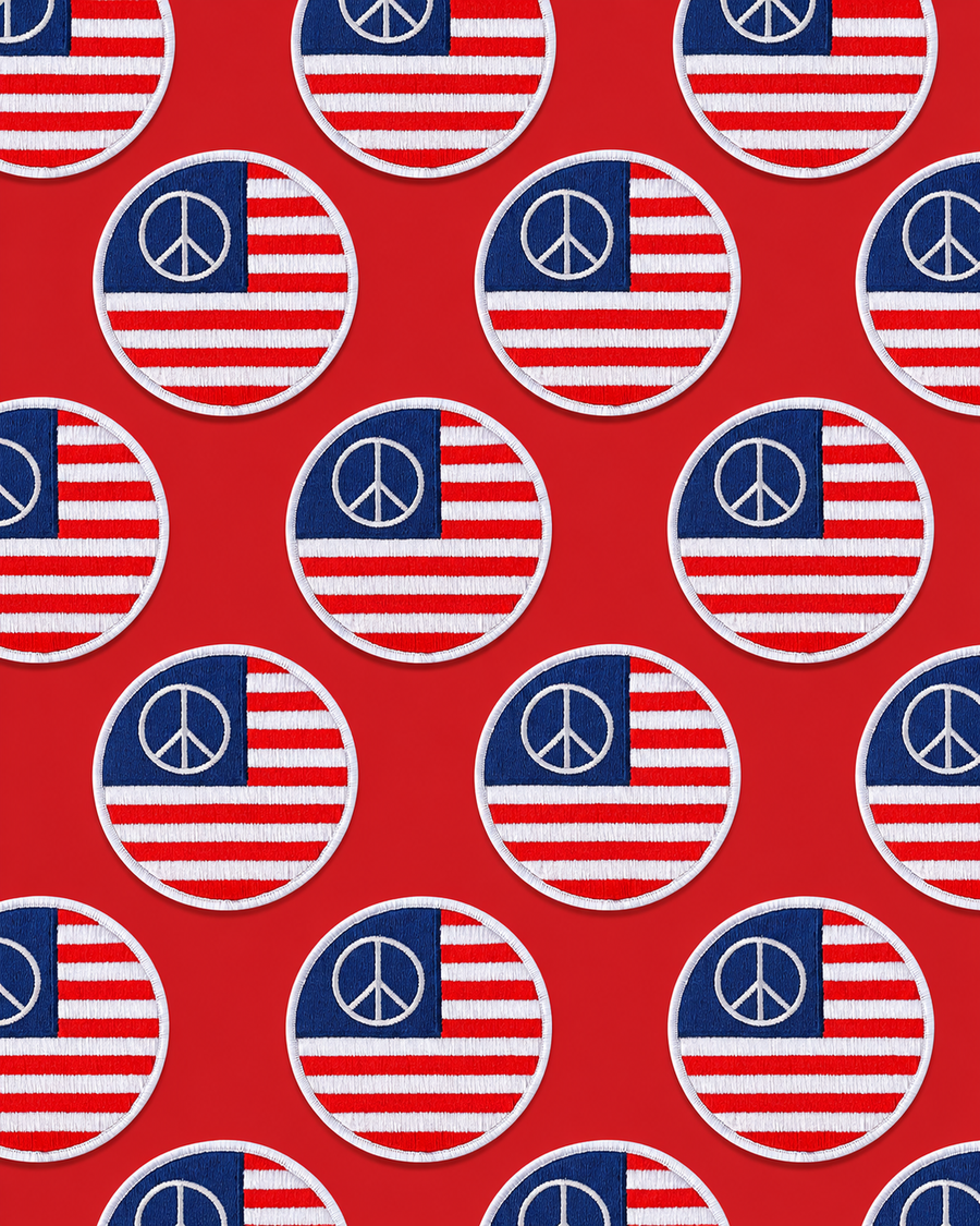 Velcro Patch | USA Peace Sign