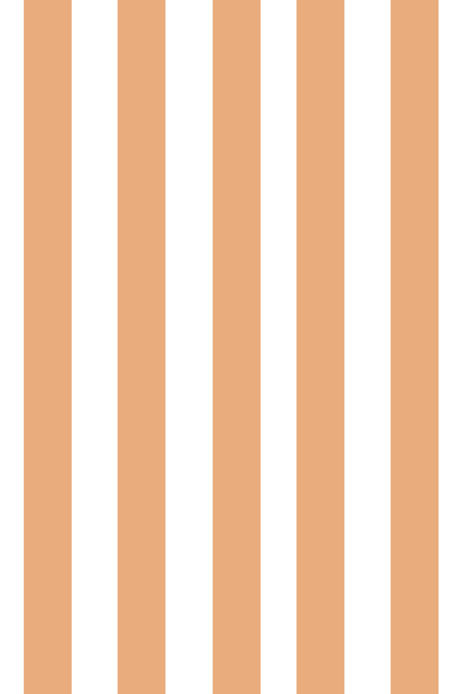Woolf With Me Fitted Crib Sheet Stripes color_apricot