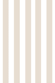 Woolf With Me Fitted Crib Sheet Stripes color_beige