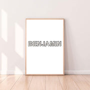 Personalized "Custom Name" Wall Art, Block