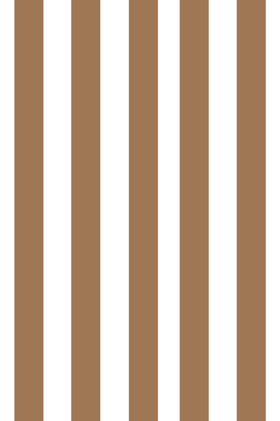Woolf With Me Fitted Crib Sheet Stripes color_camel
