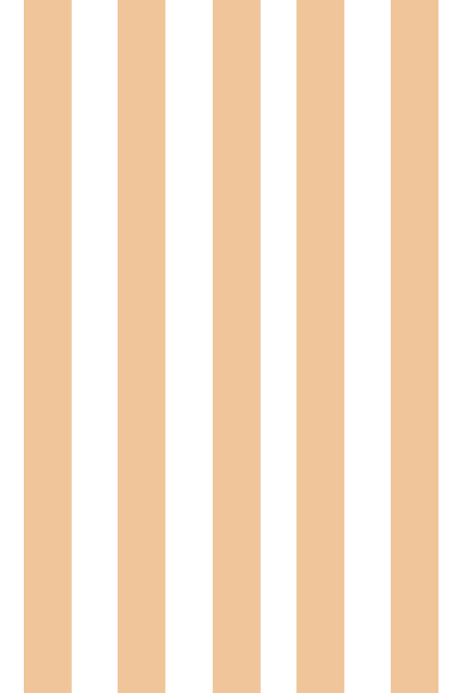 Woolf With Me Fitted Crib Sheet Stripes color_cantaloupe