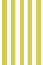 Woolf With Me Fitted Crib Sheet Stripes color_citron