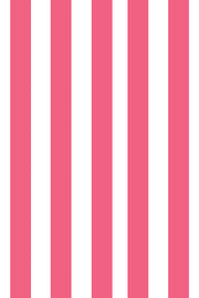 Woolf With Me Fitted Crib Sheet Stripes color_french-rose