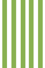Woolf With Me Fitted Crib Sheet Stripes color_greenery
