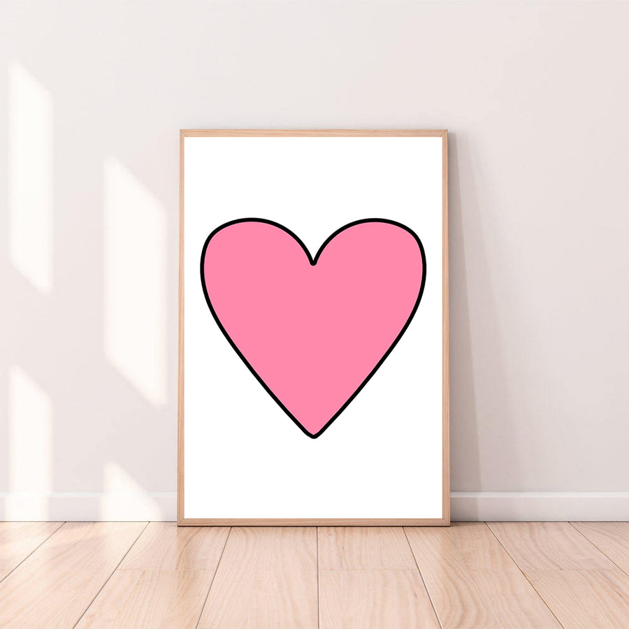 Wall Art Heart color_pink