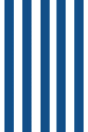 Woolf With Me Fitted Crib Sheet Stripes color_lapis-blue