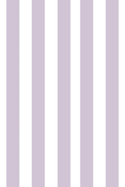 Woolf With Me Fitted Crib Sheet Stripes color_lavender