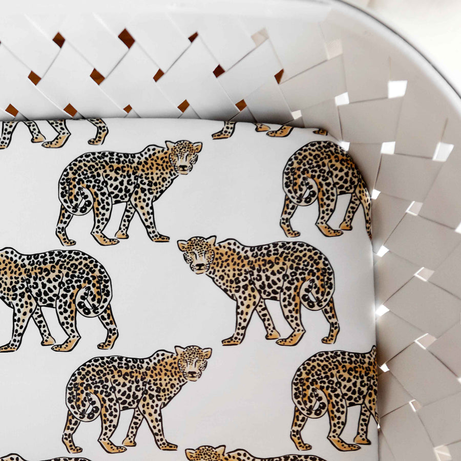 Organic Crib Sheet Leopard