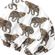 Woolf With Me Organic Changing Pad Cover Leopard color_white