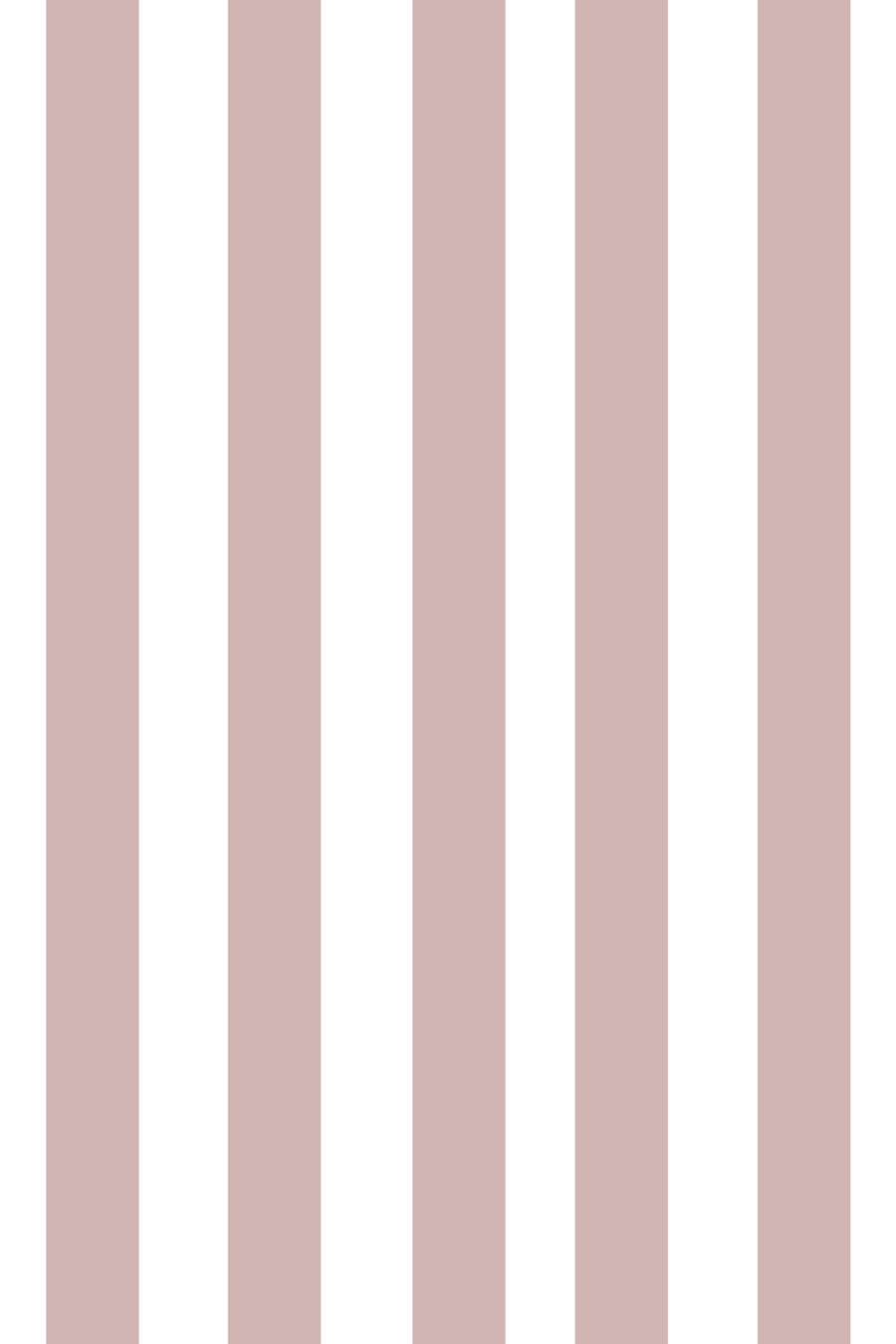 Woolf With Me Fitted Crib Sheet Stripes color_mauve