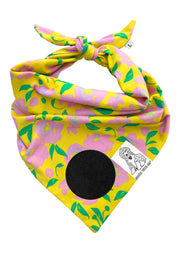 Dog Bandana Blooms - Customize with Interchangeable Velcro Patches