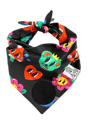 Dog Bandana One Up - Customize with Interchangeable Velcro Patches