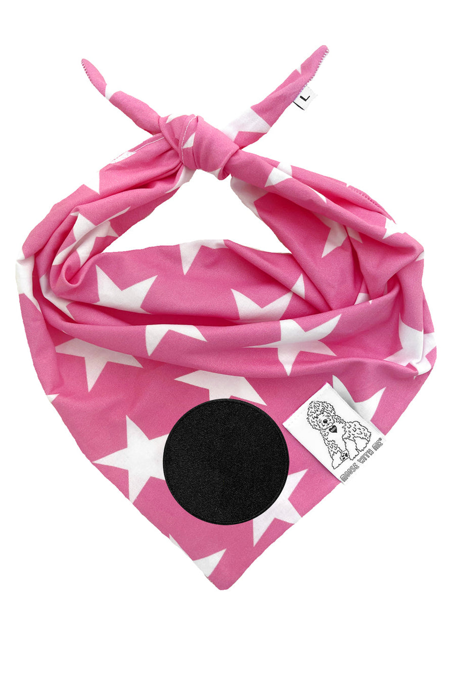 Dog Bandana Stars - Customize with Interchangeable Velcro Patches