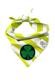 Dog Bandana Stripes - Customize with Interchangeable Velcro Patches