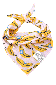 ★Dog Bandana Bananas - Customize with Interchangeable Velcro Patches