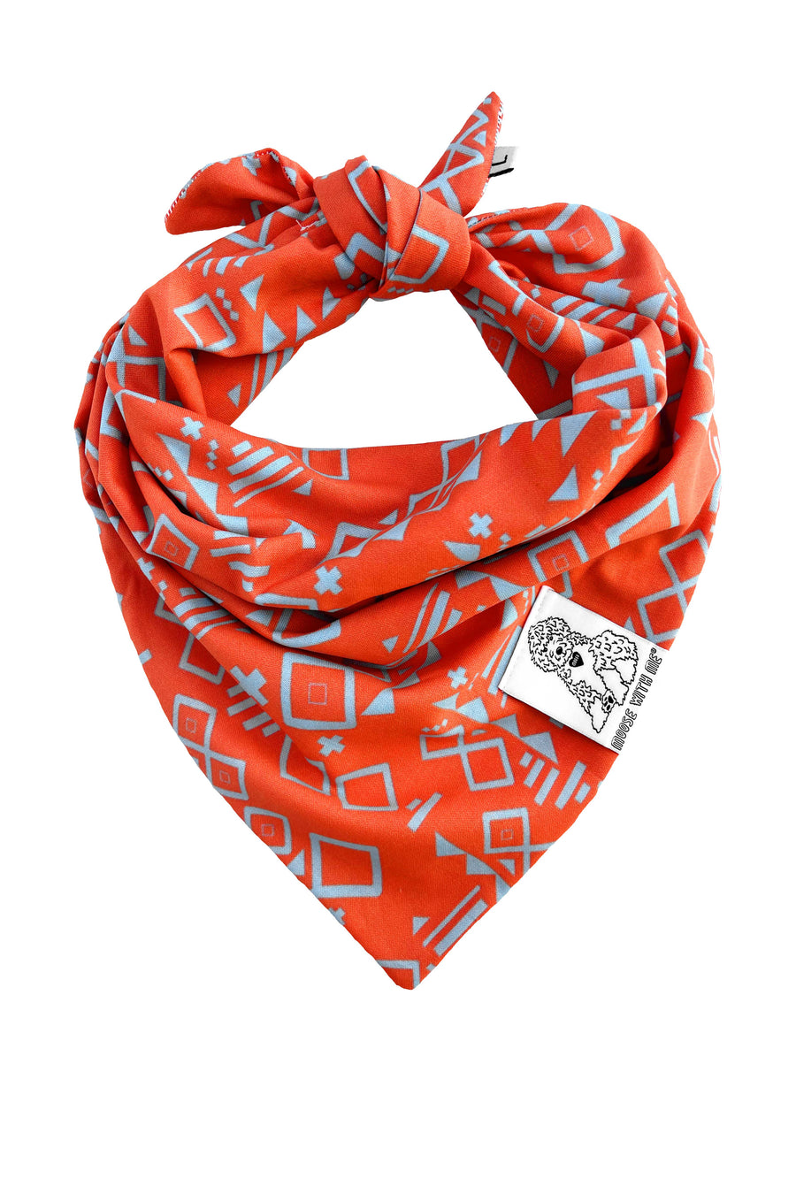 Dog Bandana Aztec - Customize with Interchangeable Velcro Patches