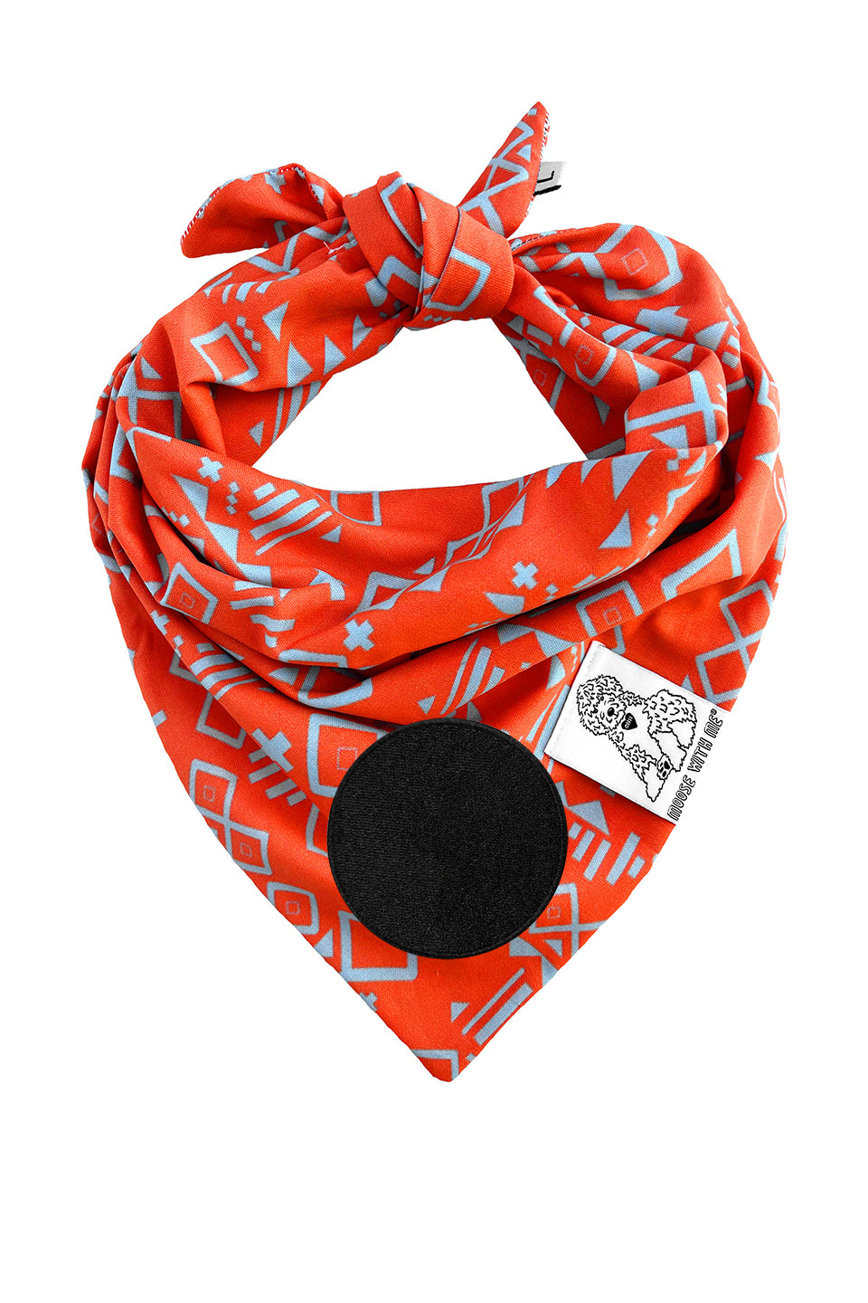 Dog Bandana Aztec - Customize with Interchangeable Velcro Patches