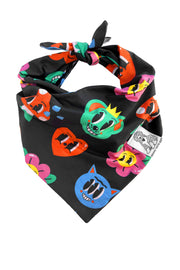Dog Bandana One Up - Customize with Interchangeable Velcro Patches