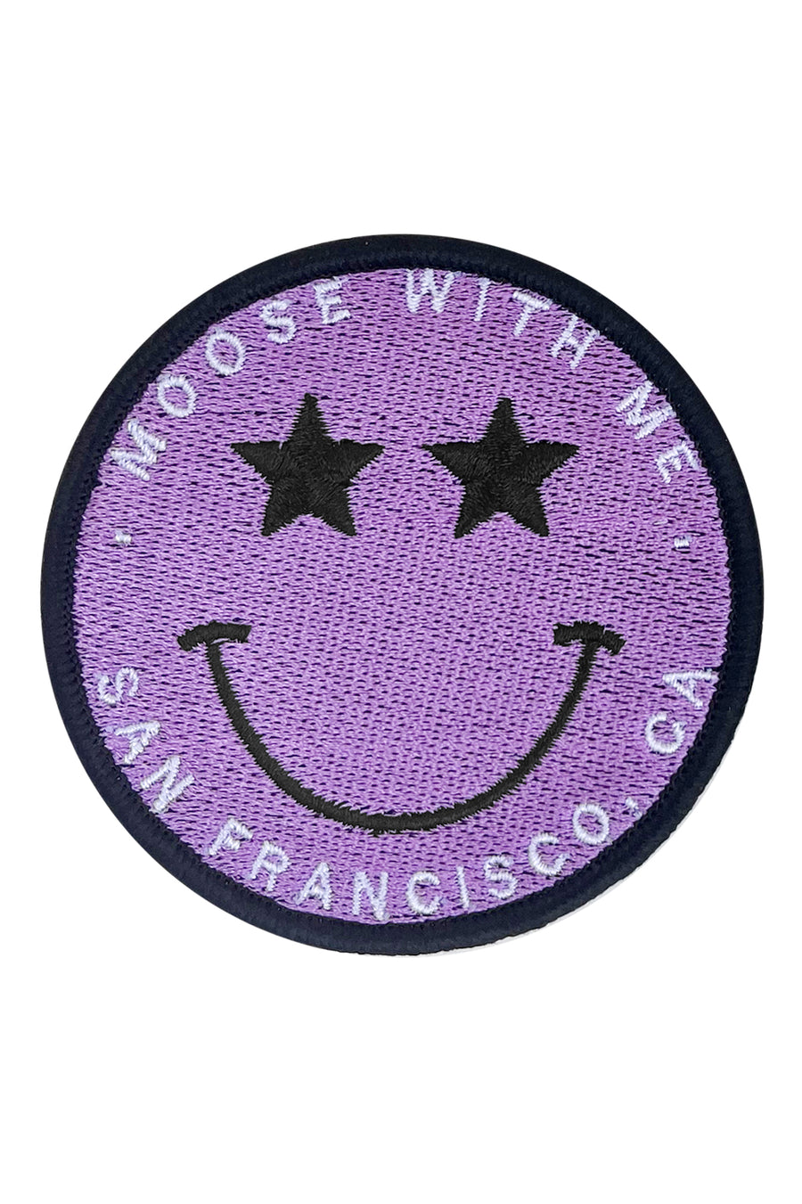 Velcro Patch Star Smiley Face San Francisco California
