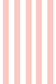Woolf With Me Fitted Crib Sheet Stripes color_pale-pink