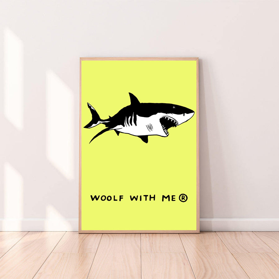 Wall Art Shark color_black