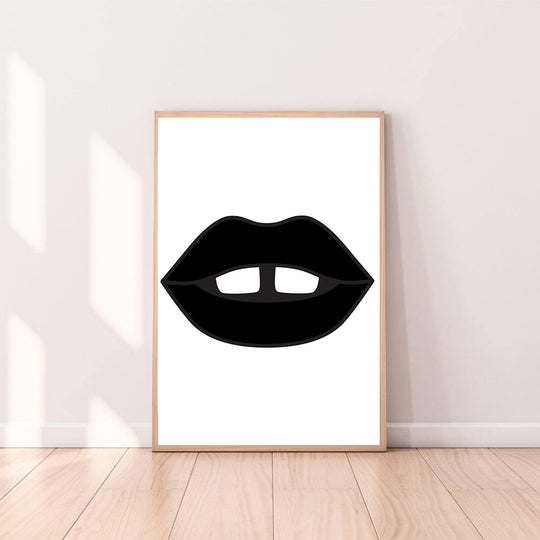 Wall Art Lips color_black