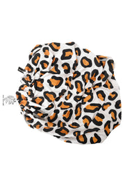 Woolf With Me Organic Changing Pad Cover Leopard Print color_cream