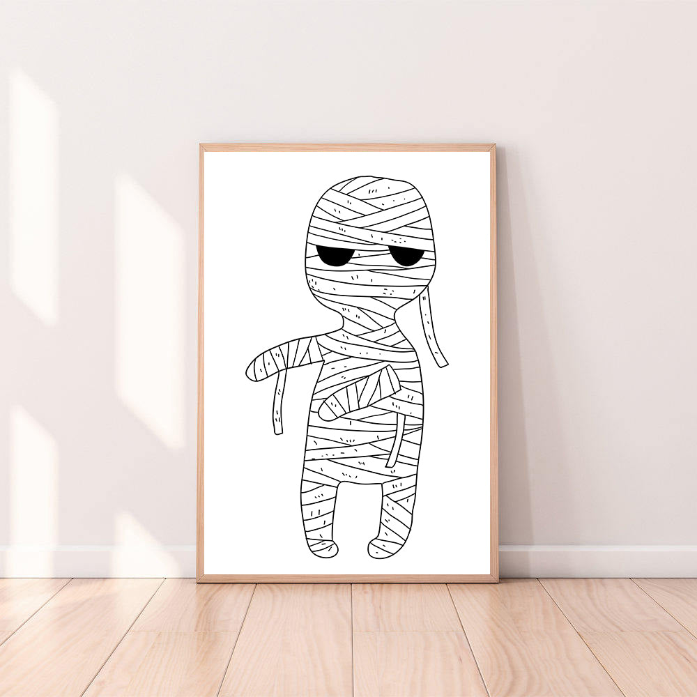 Wall Art Mummy color_white