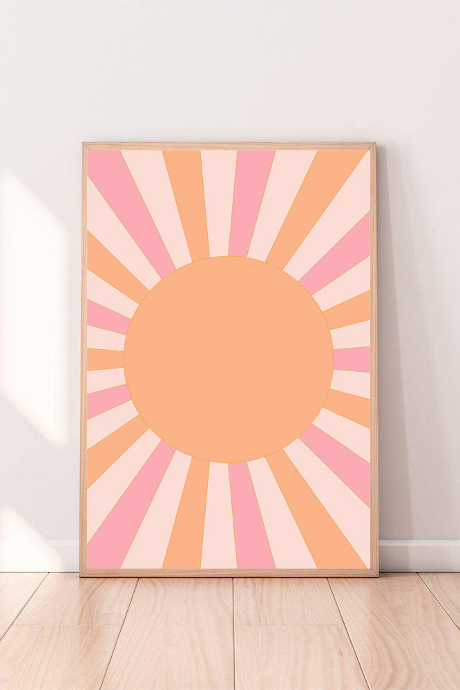 Wall Art Sunshine color_pink
